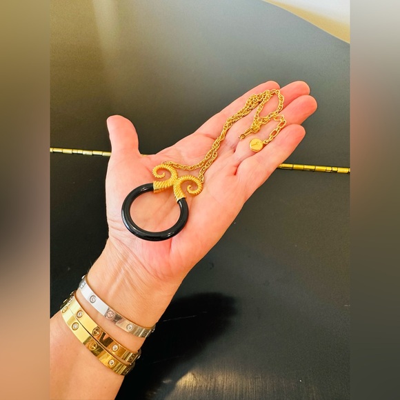 Trifari Authentic Luxury Vintage Retro RARE Runway Couture Statement Necklace - Picture 15 of 17